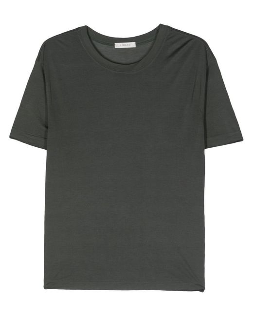 Lemaire Black Soft Ss T-shirt Clothing for men