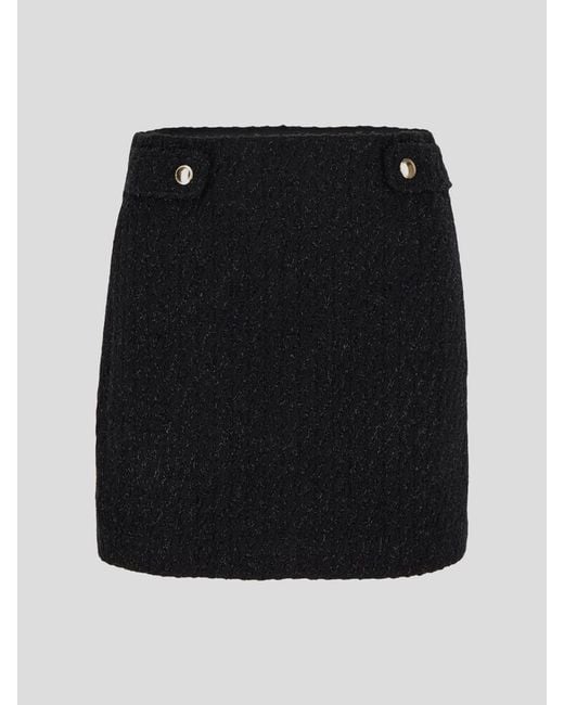 Michael Kors Black Tweed Mini Skirt