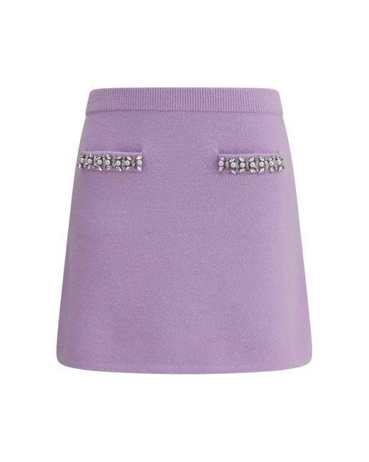 Self-Portrait Purple Skirts