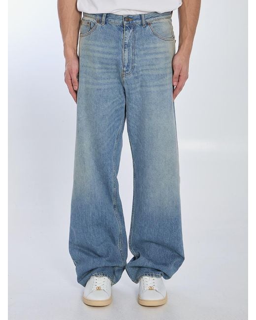 Valentino Garavani Blue Chez Jeans for men
