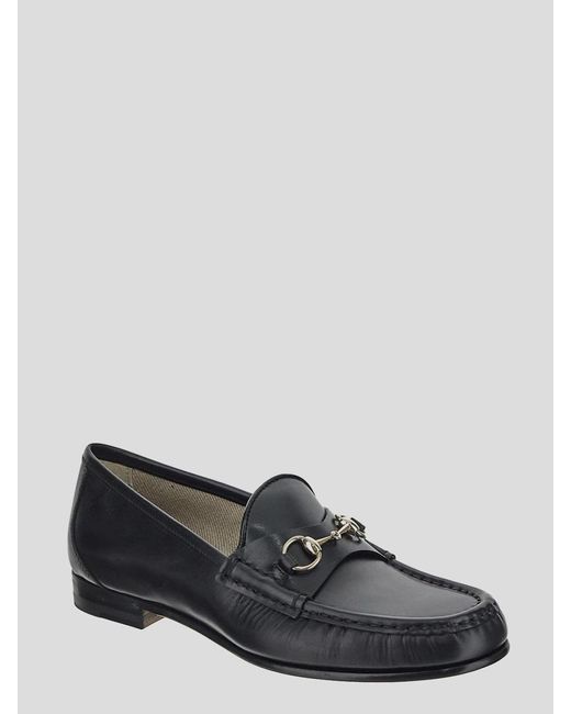 Gucci Gray Flat Shoes
