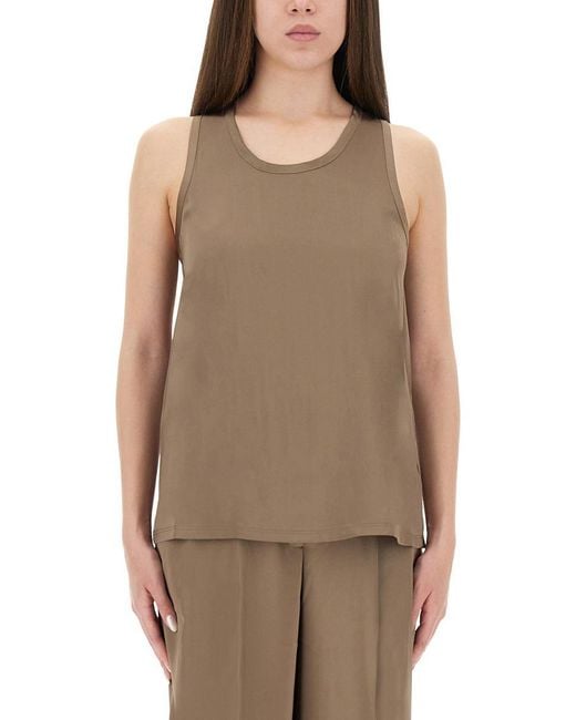 Michael Kors Brown Rower Model Tank Top