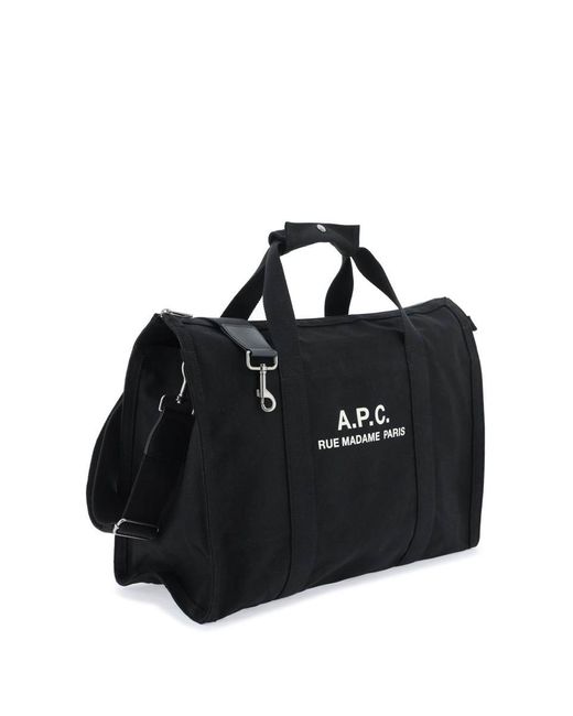 A.P.C. Black Récupération Tote Bag for men