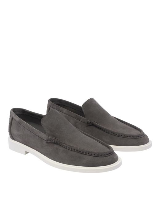Bottega Veneta Gray Flat Shoes for men