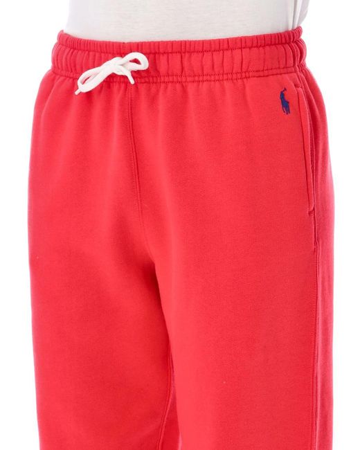 Polo Ralph Lauren Red Classic Jogging Pants