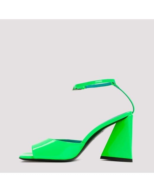 The Attico Green Sandals
