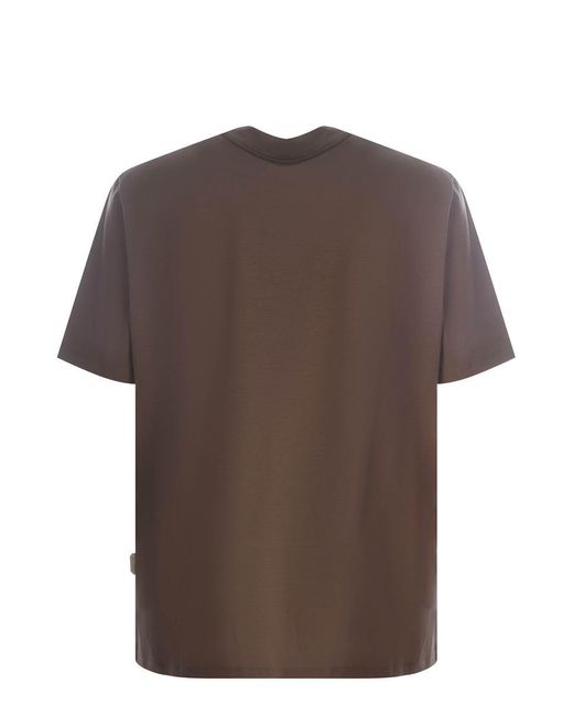 Yes London Brown T-Shirt for men