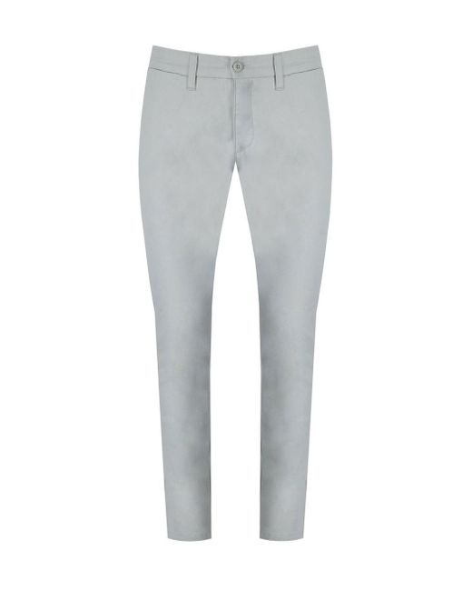 Carhartt Gray Sid Sonic Silver Chino Trousers for men