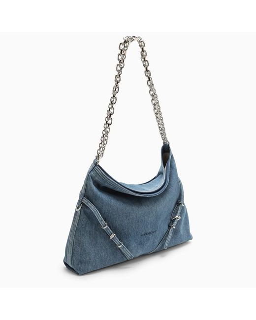 Givenchy Blue Medium Voyou Chain Bag