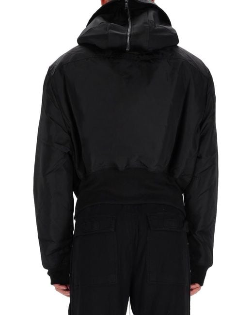 Rick Owens Black "Alice Dropped" Parka for men