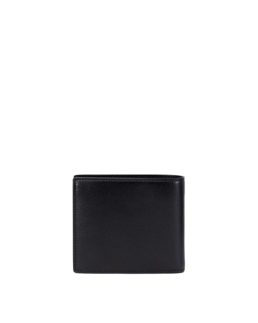 Saint Laurent Black Portafoglio Con Monogramma "East/West" for men