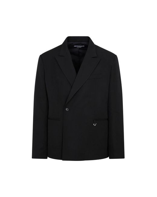 Jacquemus Madeiro Jacket in Black for Men | Lyst