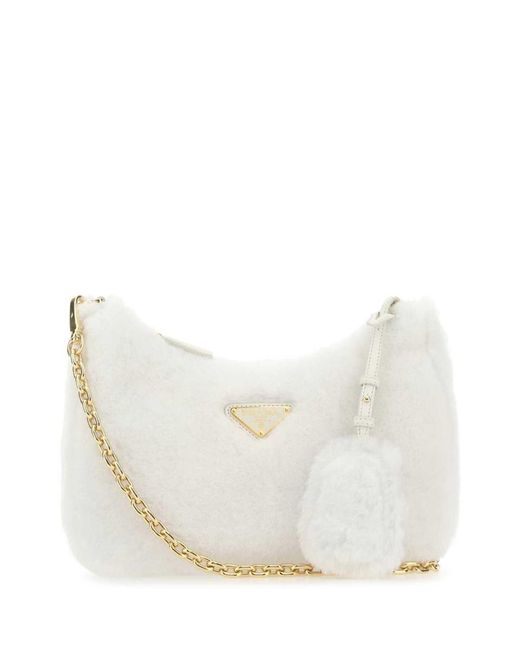 Prada White Handbags