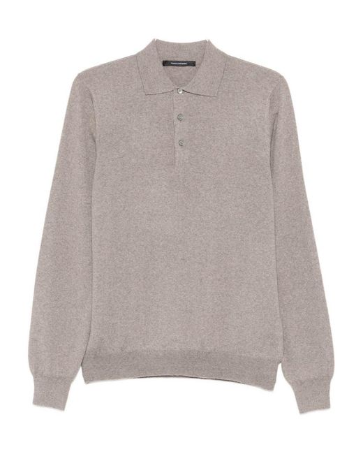 Tagliatore 0205 Gray T-Shirts And Polos for men