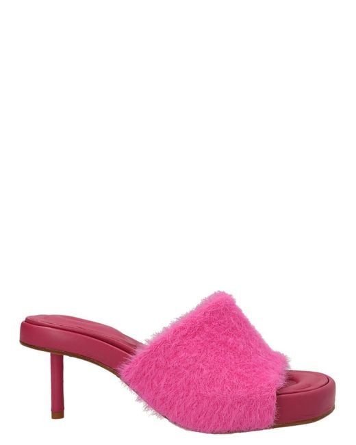 Jacquemus Pink Clay Sandals