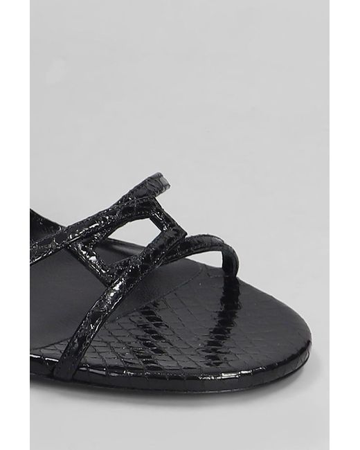 Jimmy Choo Black 1998 Leo Sandals