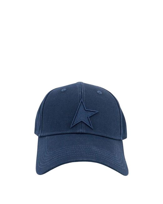Golden Goose Deluxe Brand Blue Star-patch Baseball Cap for men