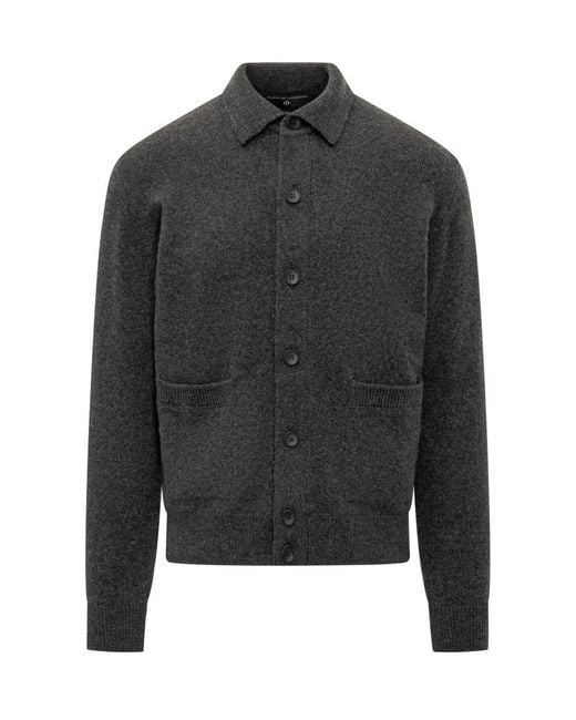 FILIPPO DE LAURENTIIS Black Cardigan for men
