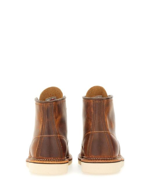 Red Wing Brown Boot Classic Moc Toe for men