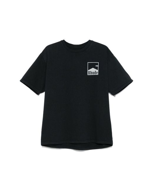 Rhude Black T-Shirts for men