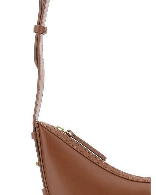 Soeur White 'Wino' Mini Shoulder Bag With Adjustable Shoulder Strap And Asymmetric Design