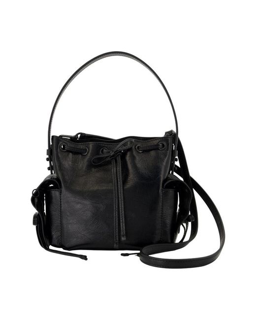 Acne Black Multipocket Mini Crossbody