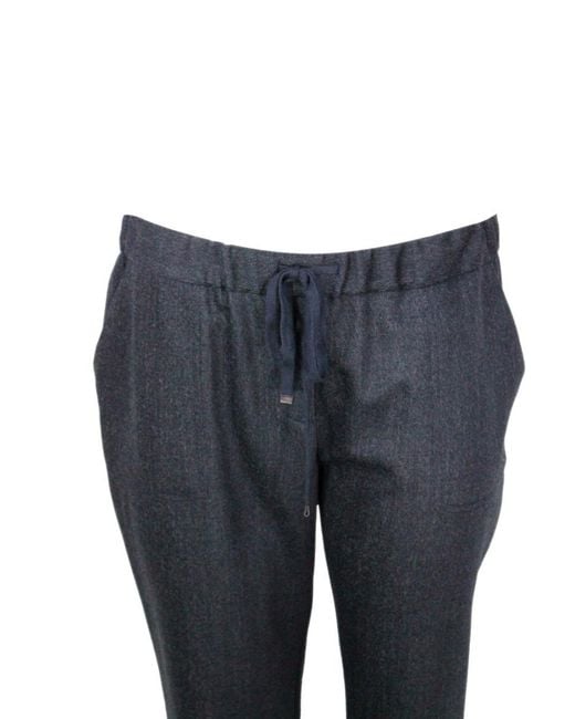 Lorena Antoniazzi Blue Trousers