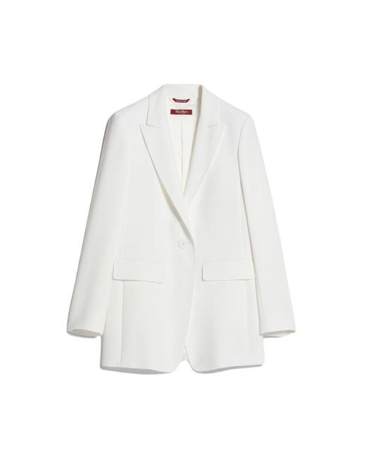 Max Mara Studio Reale in White | Lyst Canada