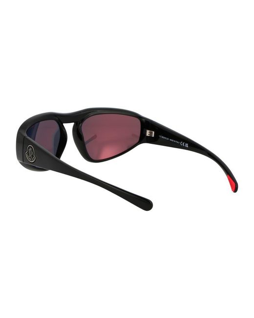 Moncler Red Sunglasses for men