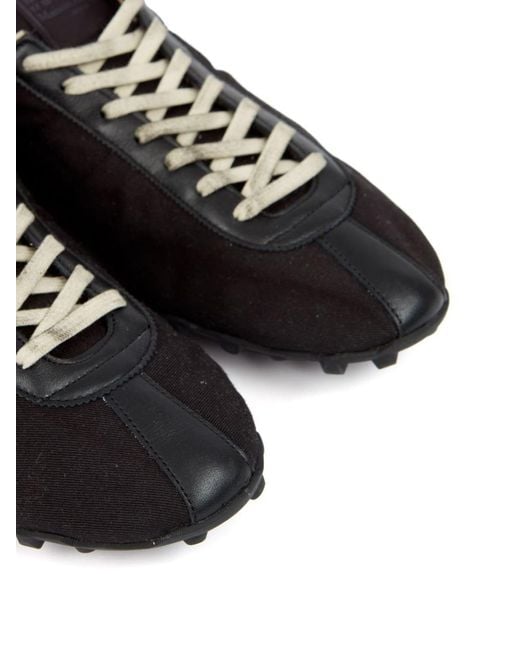 Maison Margiela Black Sprinters Low Sneakers for men