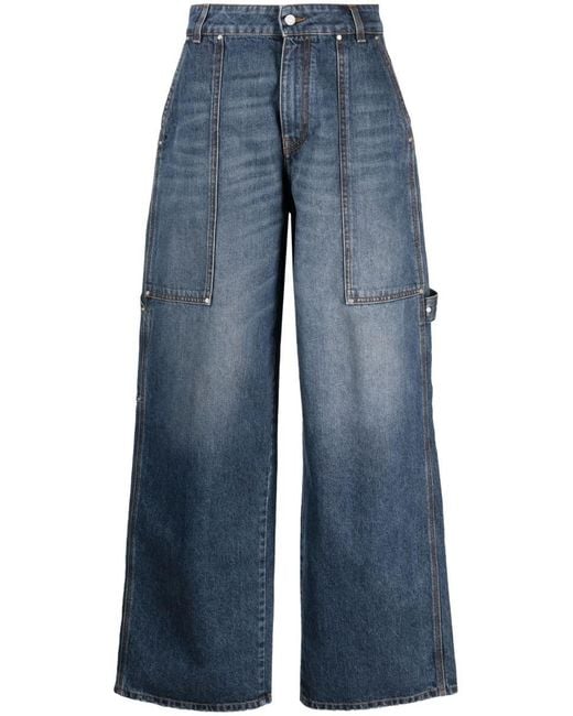 Stella McCartney Blue Wide-leg Jeans