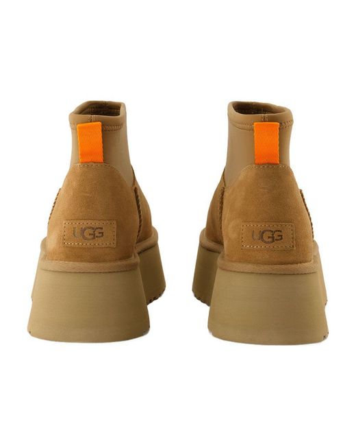 Ugg Brown W Classic Mini Dipper Boots