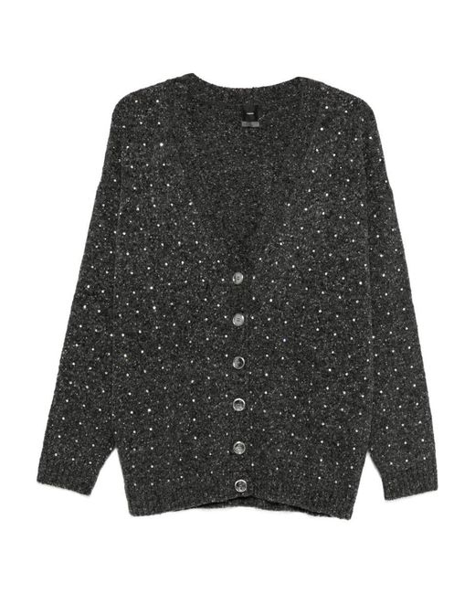 Pinko Gray 'Marche' Cardigan