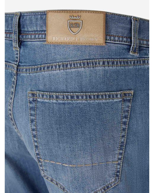 richard j. brown Blue Richard J. Milano Jeans for men