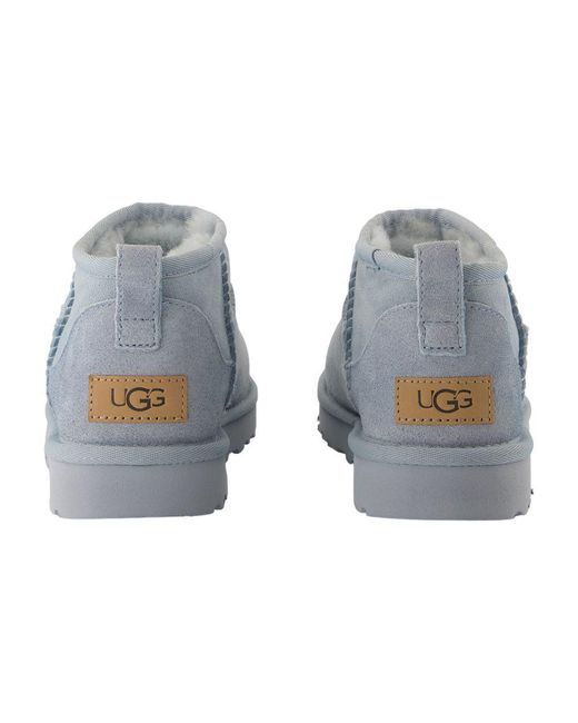 Ugg Gray W Classic Ultra Mini Boots