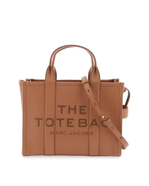 Marc Jacobs Brown The Leather Small Tote Bag