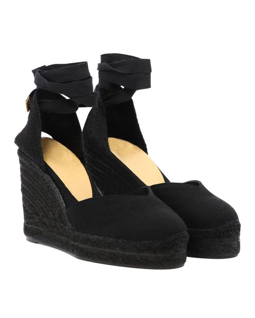 castaner chiara espadrilles black