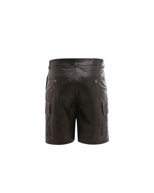 DFOUR® Gray Bermuda Shorts for men