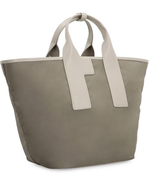 Furla Gray Piuma L Tote