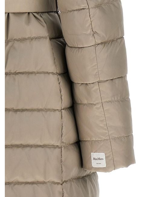Max Mara Natural 'novef' Reversible Down Jacket