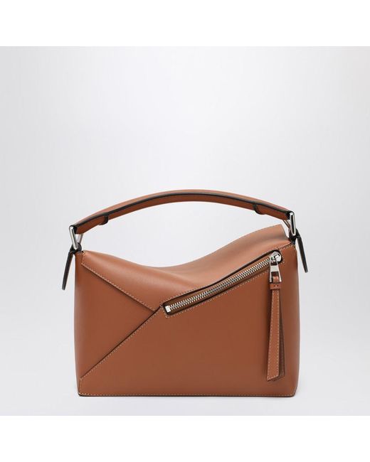 Loewe Brown Small Puzzle Edge Bag