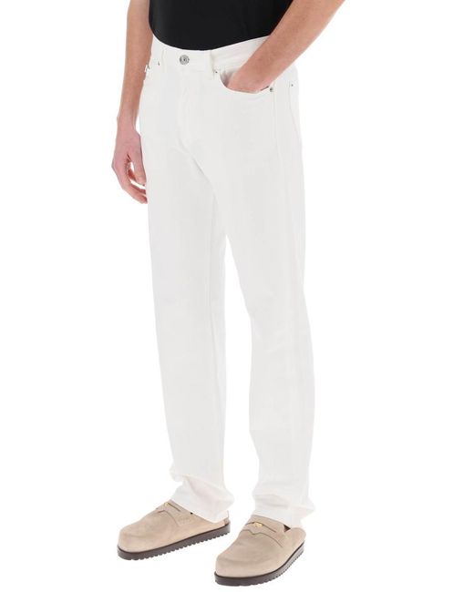 Versace White Medusa Regular Jeans for men