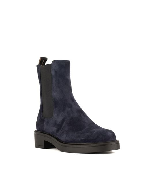 Stuart Weitzman Blue Celia Chelsea Bootie