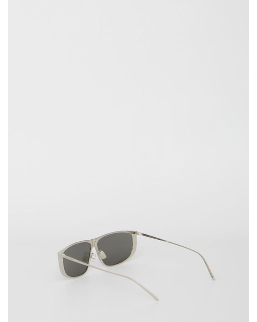 Saint Laurent White Sl 605 Luna Sunglasses