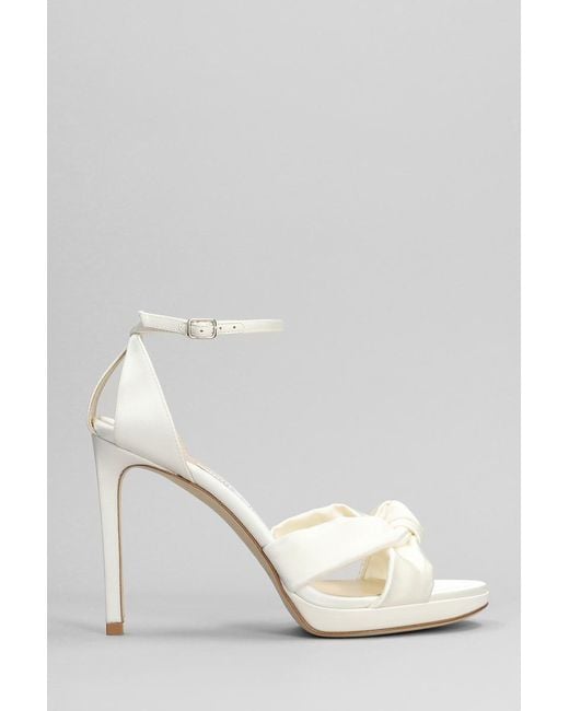 Jimmy Choo Rosie 100 Sandals in White | Lyst
