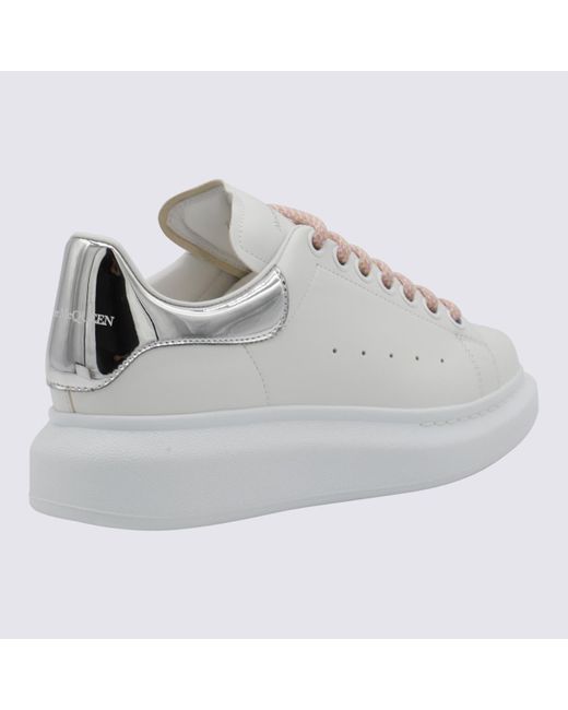 Alexander McQueen Gray Sneakers White