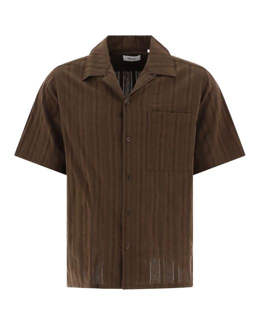 NN07 Brown "julio" Shirt for men