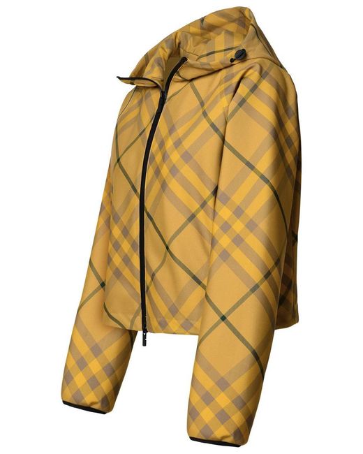 Burberry Yellow Beige Polyester Jacket