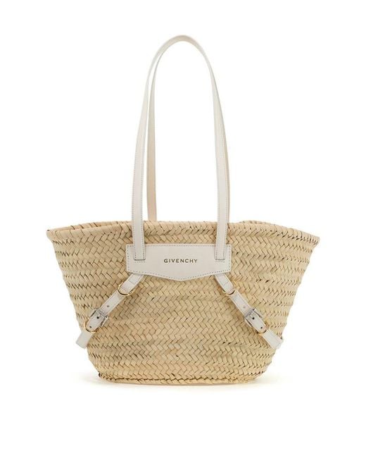 Givenchy White Small Voyou Basket Bag