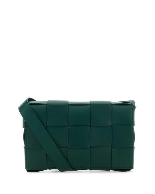 Bottega Veneta Green Shoulder Bags